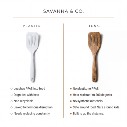 Savanna & Co. Teak Kitchen Utensils