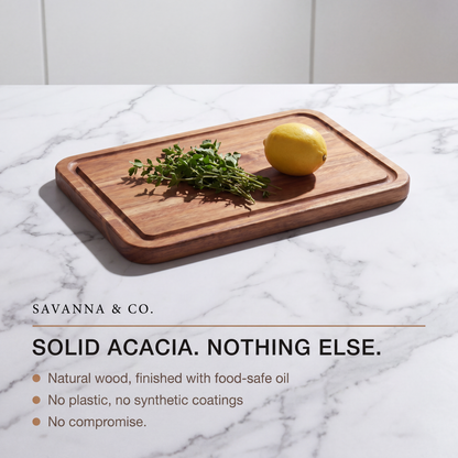 Savanna & Co. Acacia Wood Chopping Board